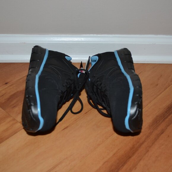 Skechers Work NWT Synergy Sandlot Alloy Toe Black/Teal Lace up Work shoes, 9 - Picture 8 of 15